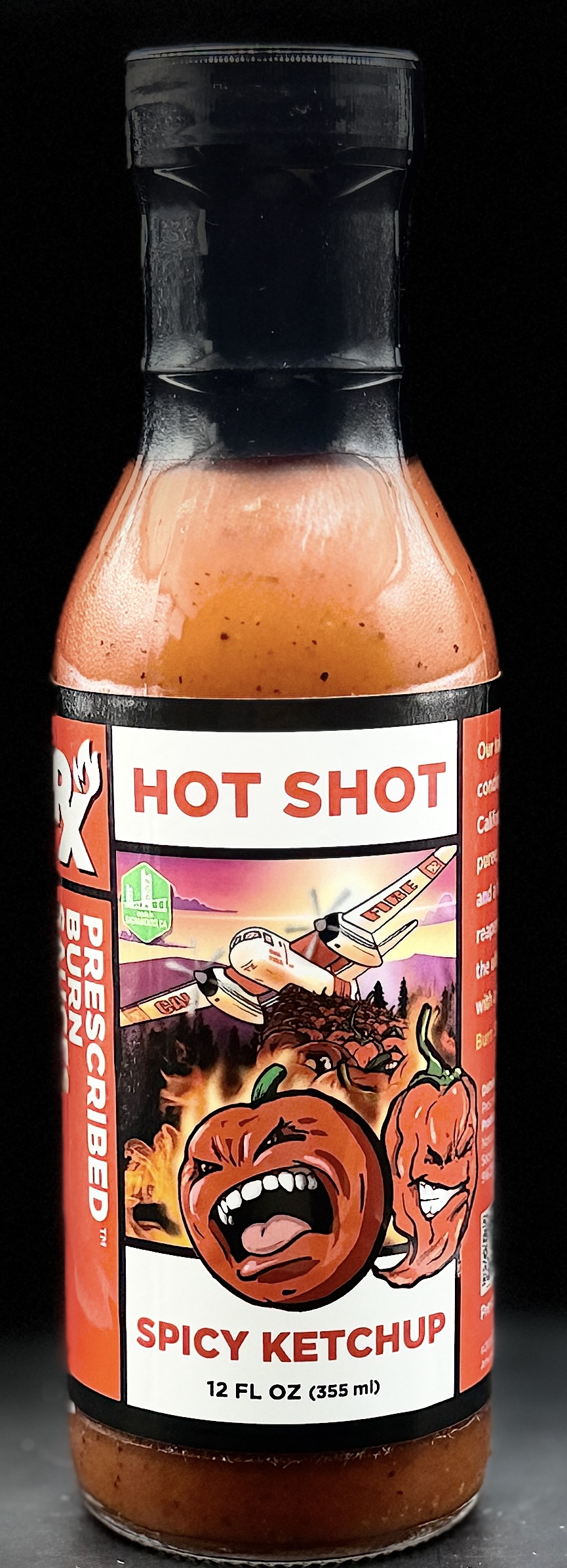 Hot Shot hot sauce label